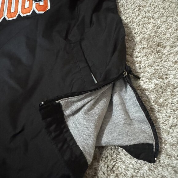 Mankato MoonDogs Jacket Mens Large Black Orange Baseball MILB Pullover Holloway - Picture 3 of 9